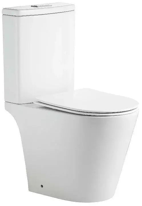 Унитаз компакт Aquatek Либерти AQ2999T-00 цвет Белый с бачком и сиденьем Микролифт