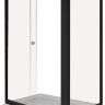Душевой уголок Radomir Верчелли 120x80 L 1-03-6-1-0-0120 профиль Черный стекло прозрачное