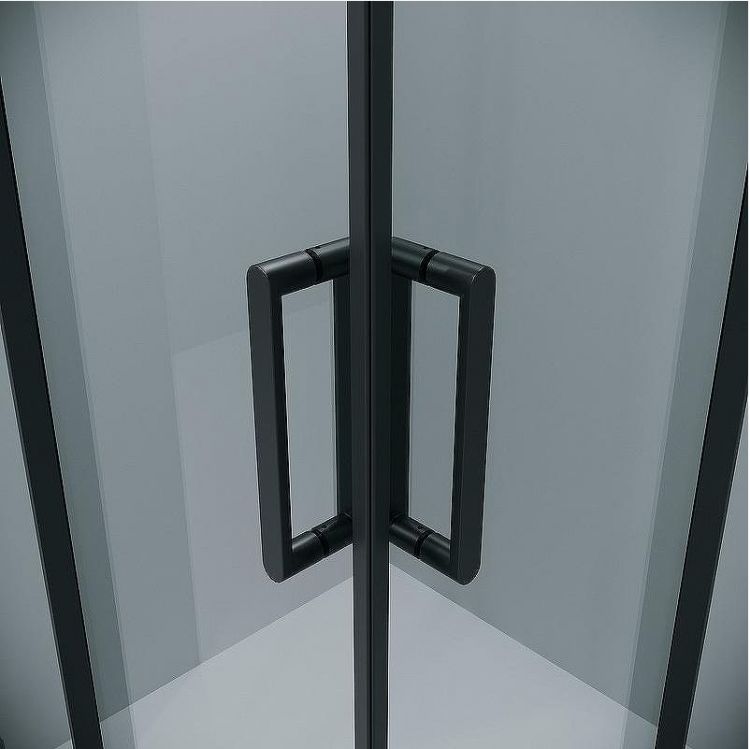 Душевой уголок Grossman Classic 90х90 300.K33.04.9090.21.00 профиль Черный матовый стекло прозрачное