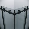 Душевой уголок Grossman Classic 90х90 300.K33.04.9090.21.00 профиль Черный матовый стекло прозрачное