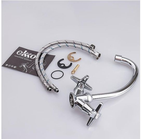 Смеситель для кухни Ekko E41020-1 цвет Хром