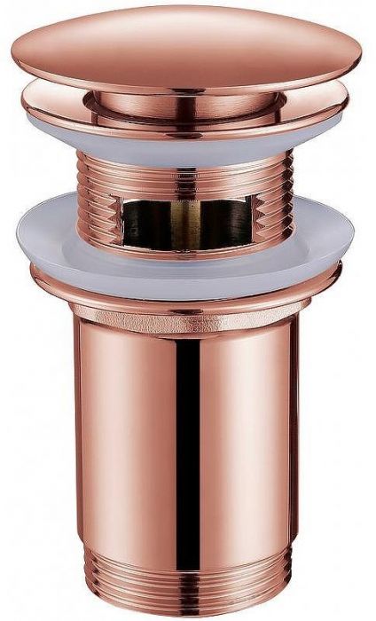 Донный клапан Abber AF0010RG click-clack Розовое золото