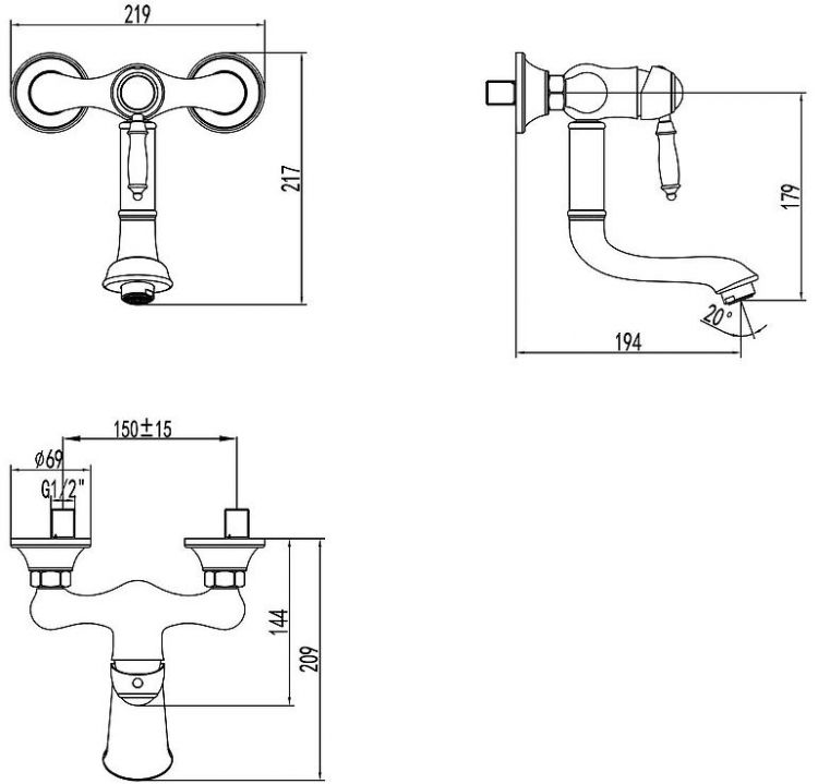 Смеситель для кухни Lemark Villa LM4811B цвет Бронза