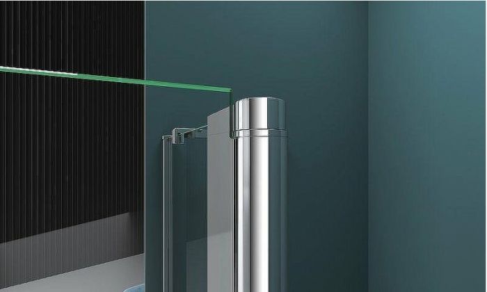 Душевой уголок BelBagno Etna 80х100 ETNA-AH-12-80/100-C-Cr профиль Хром стекло прозрачное