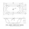 Акриловая ванна RIHO LINARES Plug&Play 190x90 RIGHT, BD5700500000000