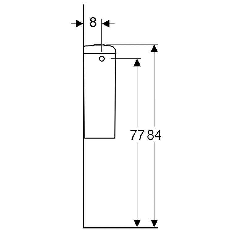 Керамический бачок Geberit Smyle 3/6л, двойной смыв, боковой подвод. Керамический бачок Geberit Smyle 3/6л, двойной смыв, боковой подвод.