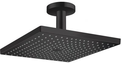 Hansgrohe Raindance Верхний душ, 300х300мм, 1 jet, потолочный держателем, цвет: черный матовый