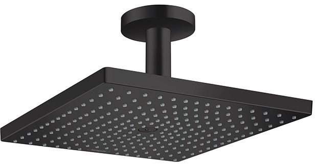 Hansgrohe Raindance Верхний душ, 300х300мм, 1 jet, потолочный держателем, цвет: черный матовый