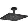 Hansgrohe Raindance Верхний душ, 300х300мм, 1 jet, потолочный держателем, цвет: черный матовый