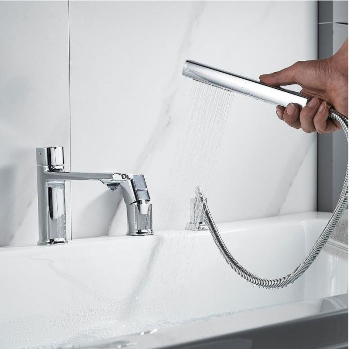 Смеситель на борт ванны Maretti Lorenza LR22RF842-B цвет Хром