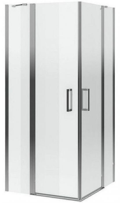 Душевой уголок Excellent Mazo 100х100 KAEX.3000.2S.1010.LPx2+KAEX.3023.2D.0500.LP (KAEX.3023.2D.0500.LP+KAEX.3000.2S.1010.LP) профиль Хром стекло прозрачное