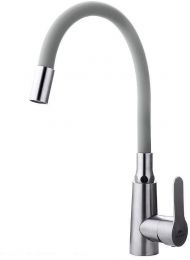 Смеситель для кухни Fashun A54301-12 цвет Сатин Серый