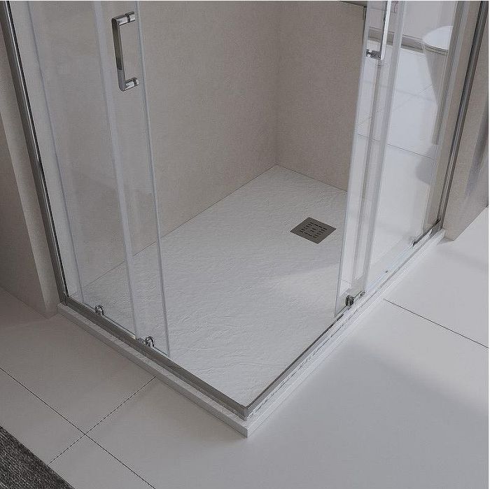Душевой поддон из искусственного камня BelBagno Uno 160x90 TRAY-MR-UNO-AH-160/90-35-W-CR Белый