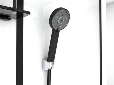 Душевая кабина Black&White Galaxy G8002 900х900х2150, черный профиль