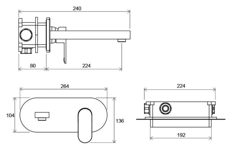 Смеситель Ravak Chrome CR 019.00 С ВНУТРЕННЕЙ ЧАСТЬЮ для раковины Смеситель Ravak Chrome CR 019.00 С ВНУТРЕННЕЙ ЧАСТЬЮ для раковины