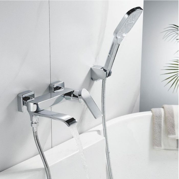 Смеситель для ванны Shevanik S4102 цвет Хром