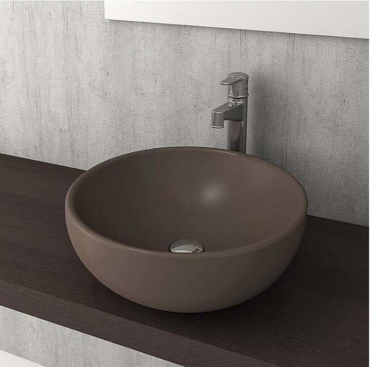 Раковина-чаша Bocchi Roma Vessel 45 1119-025-0125 Кофейная матовая