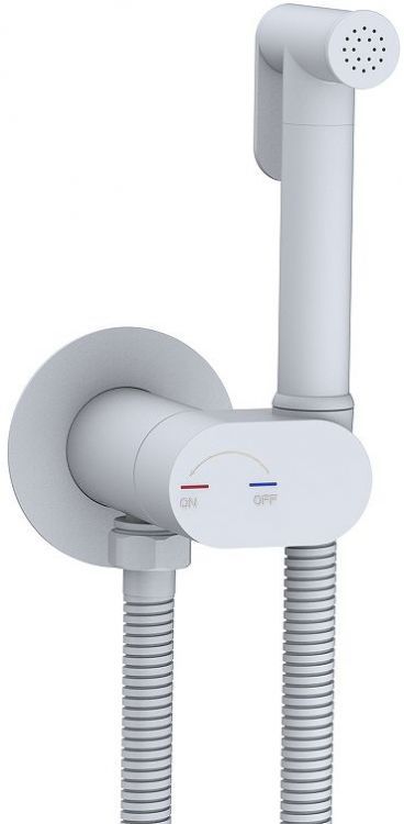 Гигиенический душ со смесителем WeltWasser Higi R01 WT 10000013653 цвет Белый матовый