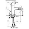 Hansgrohe Talis S, Смеситель для биде, с донным клапаном, Цвет: хром
