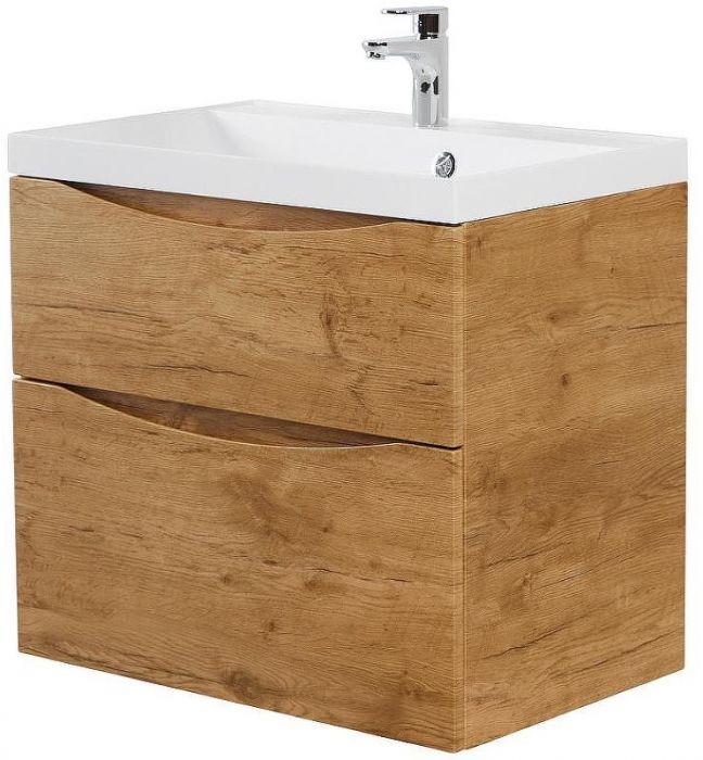 Тумба под раковину BelBagno Marino 65 MARINO-650-2C-SO-RN-P подвесная Rovere Nature