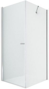 Душевой уголок New Trendy New Soleo Chrome 80х100 D-0140A/D-0089B профиль Хром стекло прозрачное