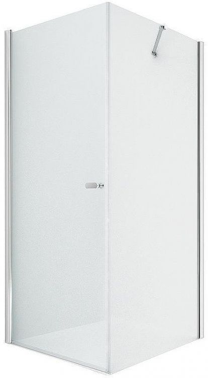 Душевой уголок New Trendy New Soleo Chrome 80х100 D-0140A/D-0089B профиль Хром стекло прозрачное