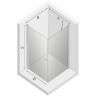 Душевой уголок New Trendy New Soleo Chrome 80х100 D-0140A/D-0089B профиль Хром стекло прозрачное