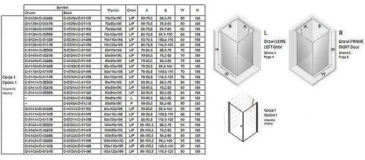 Душевой уголок New Trendy New Soleo Chrome 80х100 D-0140A/D-0089B профиль Хром стекло прозрачное