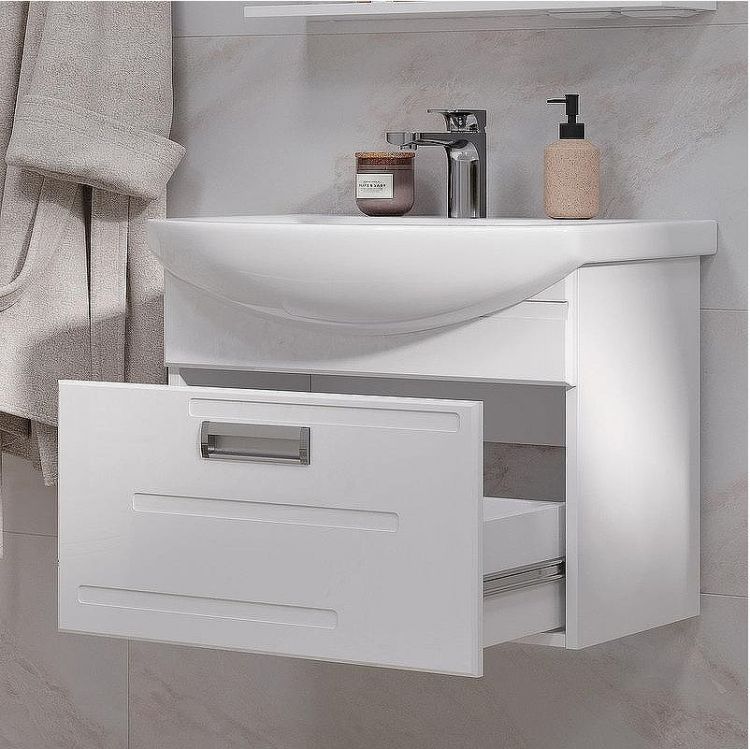 Тумба под раковину Volna Joli 60.1Y tpJOLI60.1Y-01 подвесная Белая