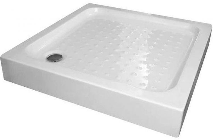 Акриловый поддон для душа Gemy 90х90х16 квадратный Белый