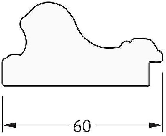 Зеркало Evoform Octagon 56х56 BY 3977 в багетной раме - Золотые бусы на бронзе 60
