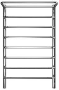 Электрический полотенцесушитель Terminus Полка П8 500х850 4670078524836 с полкой цвет Хром