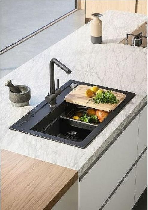 Кухонная мойка Alveus Granital Atrox 40 Carbon G91 790x500 1140447 Угольная