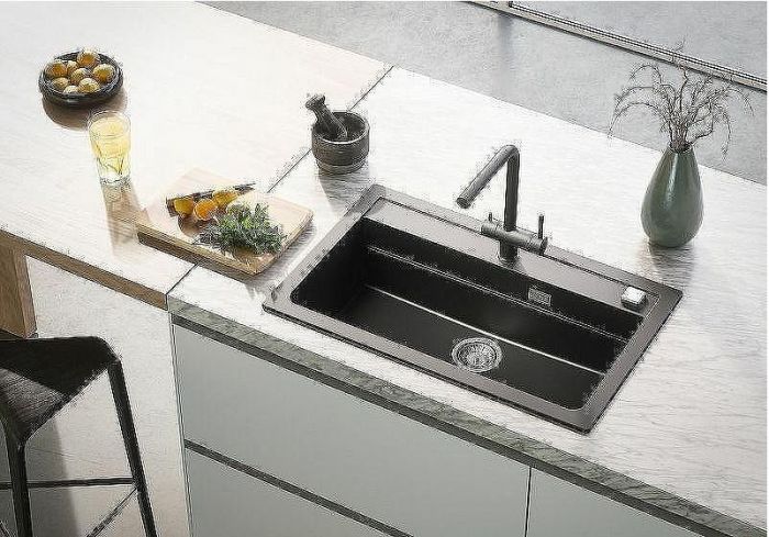 Кухонная мойка Alveus Granital Atrox 40 Carbon G91 790x500 1140447 Угольная