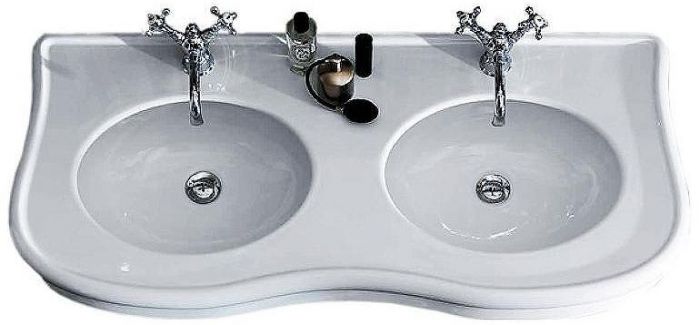 Раковина Simas Lante 120 LA12bi*1 двойная Белая