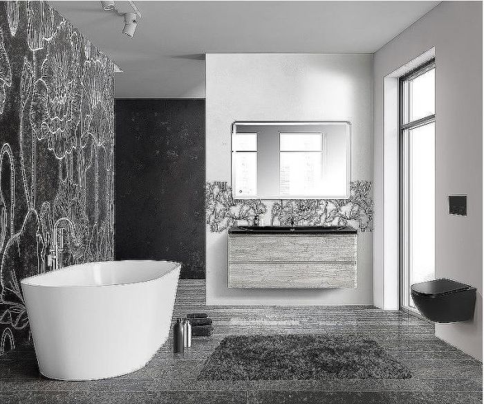Тумба под раковину BelBagno 120 ALBANO-1200-2C-SO-RVB подвесная Rovere Vintage Bianco