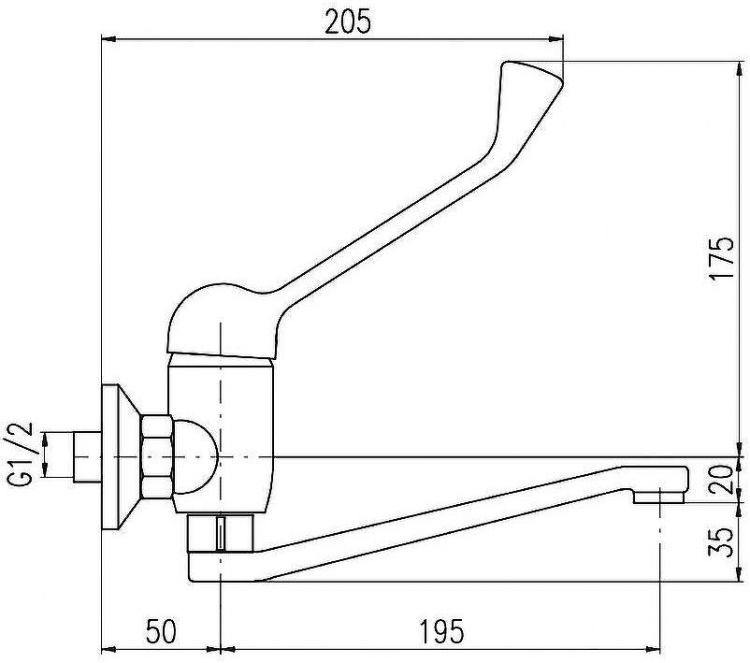 Смеситель для раковины Rav Slezak Sazava SA601.5/26 Хром Смеситель для раковины Rav Slezak Sazava SA601.5/26 Хром