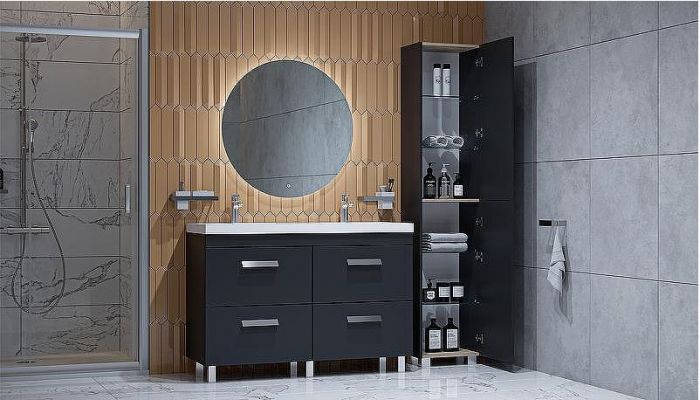 Тумба под раковину Velvex Orlando 120 tn.ORL.CLA.120.4Y Графит