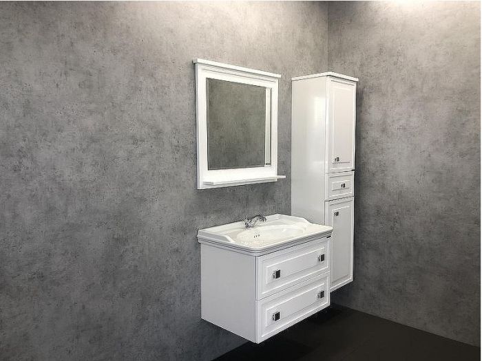 Зеркало Comforty Феррара 80 00004151059 Белое