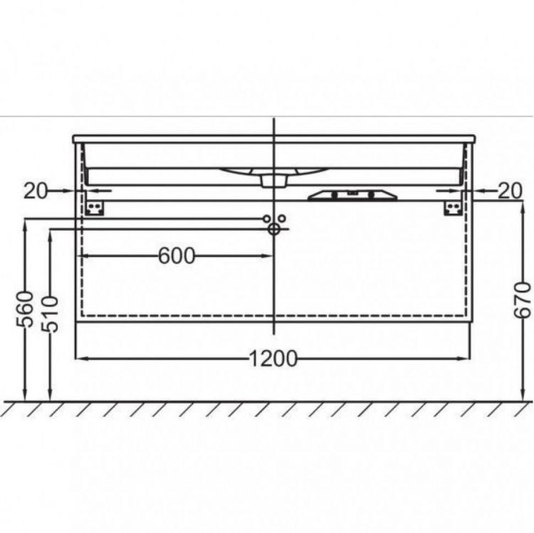 Тумба под раковину Jacob Delafon Vox 120 см EB2021-RA-E15 чёрное дерево Тумба под раковину Jacob Delafon Vox 120 см EB2021-RA-E15 чёрное дерево