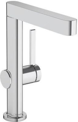 Hansgrohe Finoris Смеситель для раковины, на 1 отв., с поворотным изливом, с донным клапаном, цвет: хром