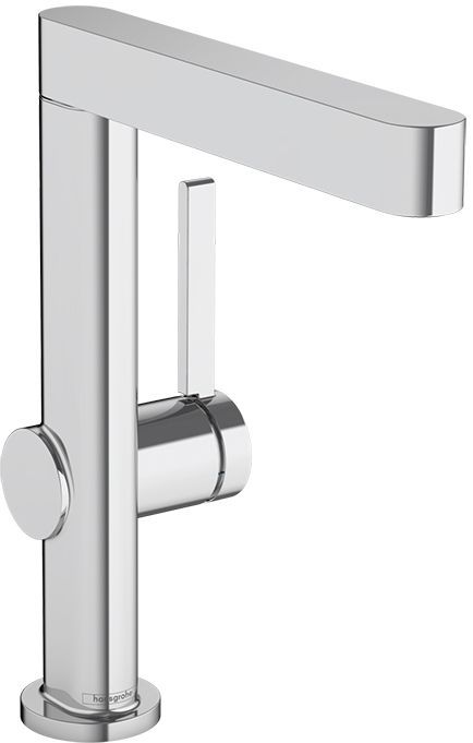 Hansgrohe Finoris Смеситель для раковины, на 1 отв., с поворотным изливом, с донным клапаном, цвет: хром