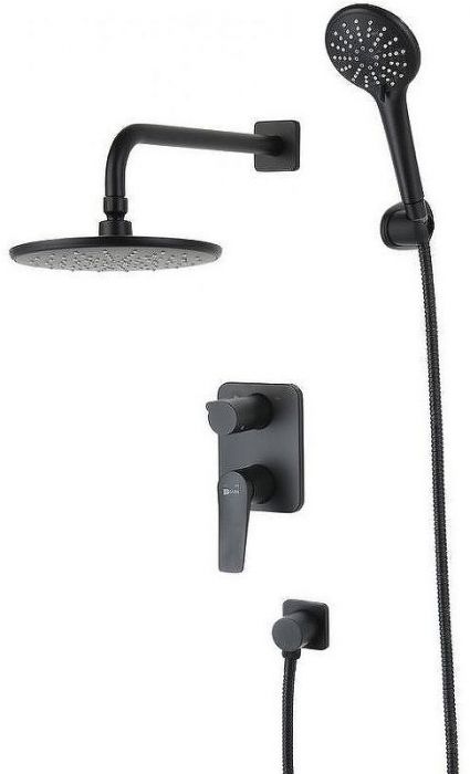 Душевая система Lemark Bronx LM3729BL Черная