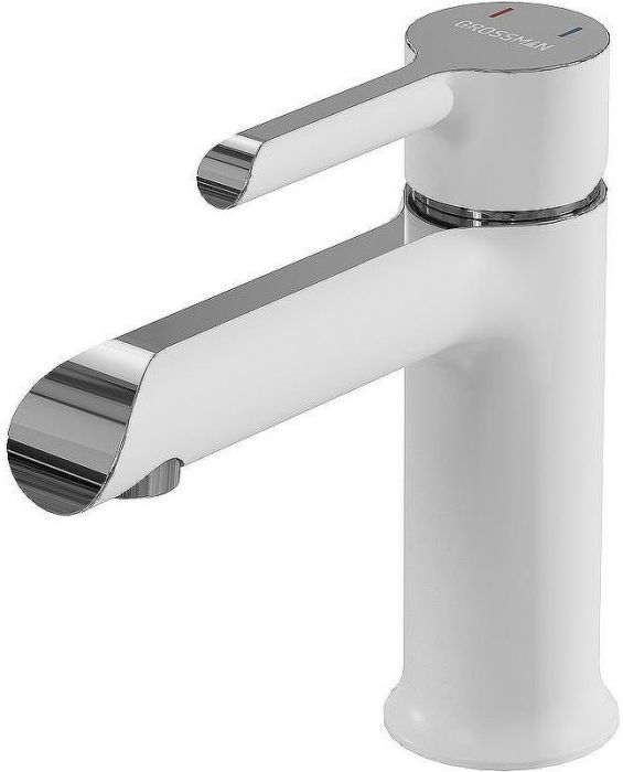 Смеситель для раковины Grossman Alba 510.K35.06.100/000 Белый Хром