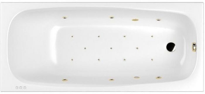 Акриловая ванна Whitecross Layla 180x80 0102.180080.100.RELAX.GL с гидромассажем