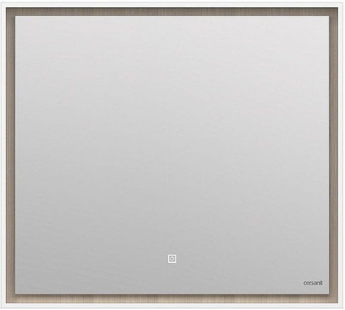 Зеркало Cersanit Louna 80 SP-LU-LOU80-Os с подсветкой Белое с сенсорным выключателем