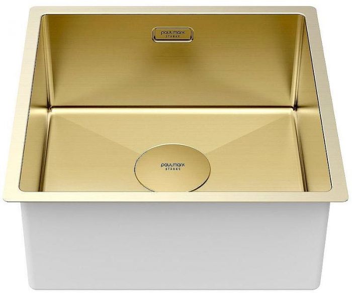 Кухонная мойка Paulmark Next 44 Uni PM214444-LG Светлое золото