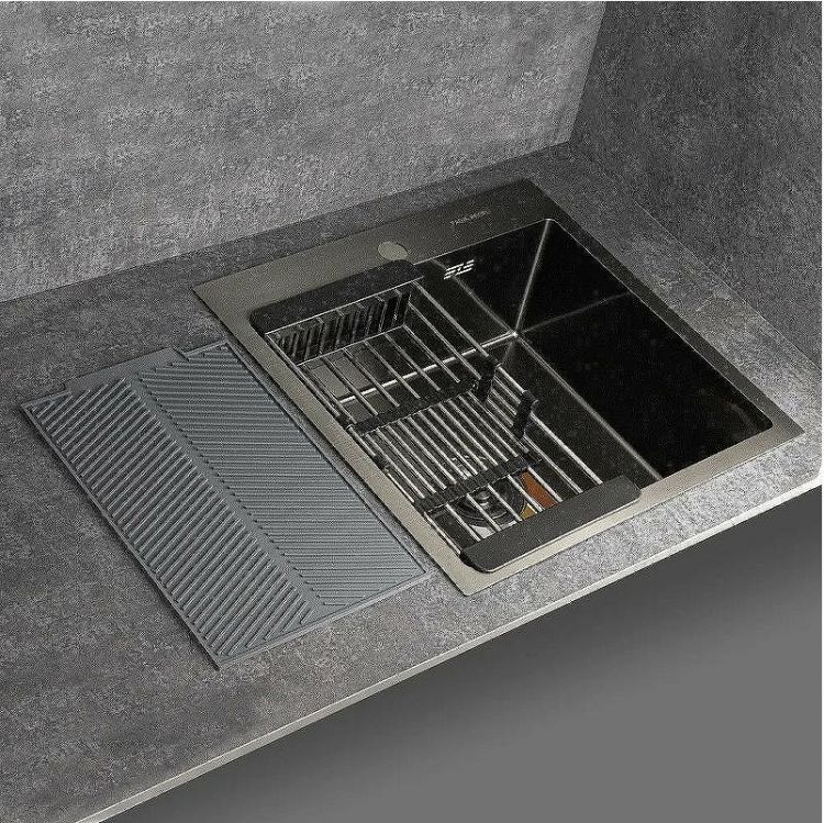 Кухонная мойка Fabia 50х50 50503G Графит