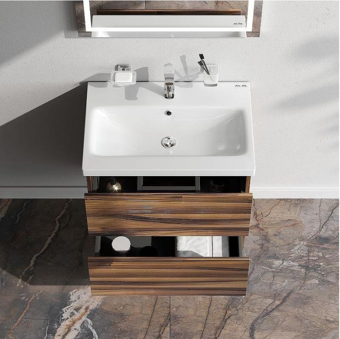 Тумба под раковину AM.PM Gem 75 M90FHX0752HF подвесная Орех