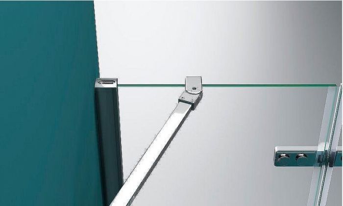 Душевая дверь BelBagno Kraft 80 KRAFT-B-12-60/20-C-Cr-R профиль Хром стекло прозрачное